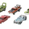 Hot Wheels Toy Cars & Trucks 10-Pack, Set of 10 1:64 Scale Vehicles, Includes Race Cars, Semi, Rescue or Construction Trucks (Styles May Vary) - Image 2