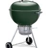 Weber Original Kettle Premium Charcoal Grill, 22-Inch, Green